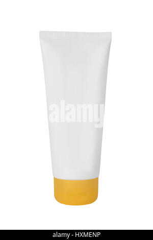 A tube of toothpaste, cream or gel isolated on white background Stock ...