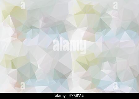 Pastel colors abstract low poly geometric background Stock Vector