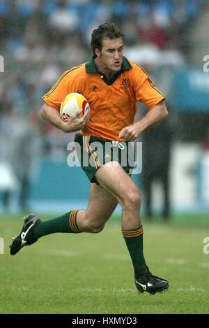 SCOTT BARTON AUSTRALIA RU MANCHESTER ENGLAND 04 August 2002 Stock Photo ...