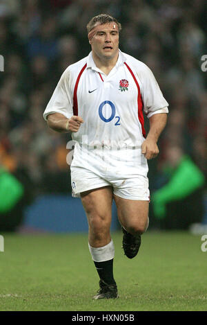 JASON LEONARD ENGLAND & NEC HARLEQUINS RU TWICKENHAM LONDON ENGLAND 16 November 2002 Stock Photo