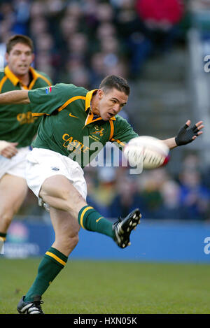 ANDRE PRETORIUS SOUTH AFRICA RU TWICKENHAM LONDON ENGLAND 23 November 2002 Stock Photo