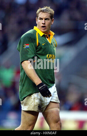 BUTCH JAMES SOUTH AFRICA RU TWICKENHAM LONDON ENGLAND 23 November 2002 Stock Photo