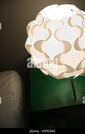 Beautiful designer desk lamp in the interior Stock Photo