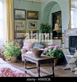 Edwardian style living room. Stock Photo