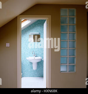 Mosaic tiled bathroom. Stock Photo