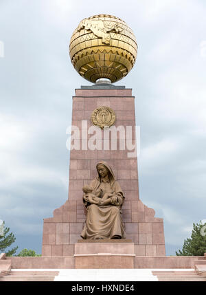 independence Monument, Independence Square, Tashkent, Uzbekistan Stock Photo