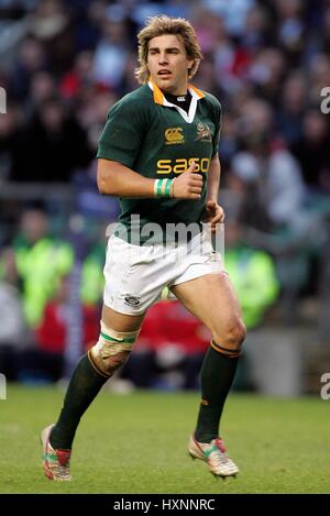 WYNAND OLIVIER SOUTH AFRICA RU TWICKENHAM MIDDLESEX ENGLAND 25 November 2006 Stock Photo