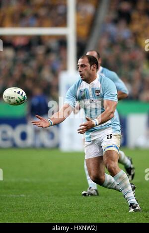 GONZALO LONGO ELIA ARGENTINA RU STADE FRANCE PARIS FRANCE 14 October 2007 Stock Photo