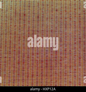 a wall build on wicker bamboo like abstract vintage surface Stock Photo