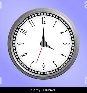 round wall clock icon Stock Vector