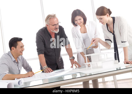 Architects in design Stock Photo