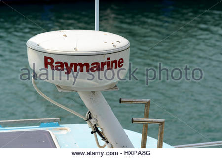 Boat Radar Navigation Aid Stock Photo Alamy