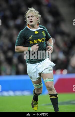 DEWALD POTGIETER SOUTH AFRICA WEMBLEY LONDON ENGLAND 17 November 2009 Stock Photo