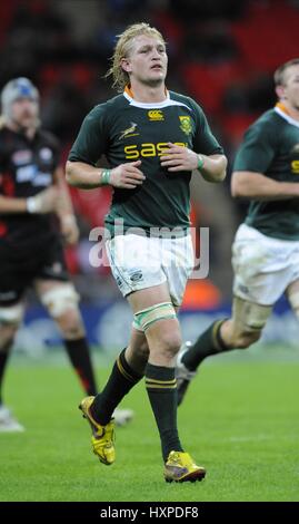 DEWALD POTGIETER SOUTH AFRICA WEMBLEY LONDON ENGLAND 17 November 2009 Stock Photo