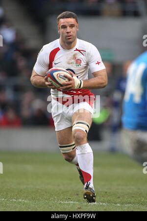 JOE WORSLEY ENGLAND & LONDON WASPS RU TWICKENHAM MIDDLESEX ENGLAND 07 February 2009 Stock Photo