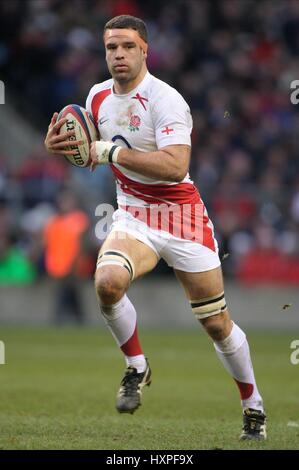 JOE WORSLEY ENGLAND & LONDON WASPS RU TWICKENHAM MIDDLESEX ENGLAND 07 February 2009 Stock Photo