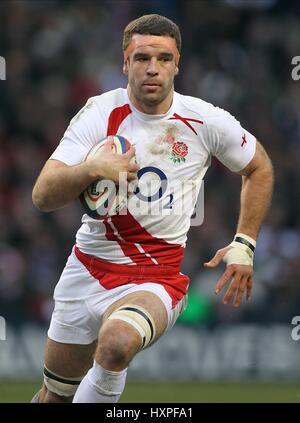 JOE WORSLEY ENGLAND & LONDON WASPS RU TWICKENHAM MIDDLESEX ENGLAND 07 February 2009 Stock Photo