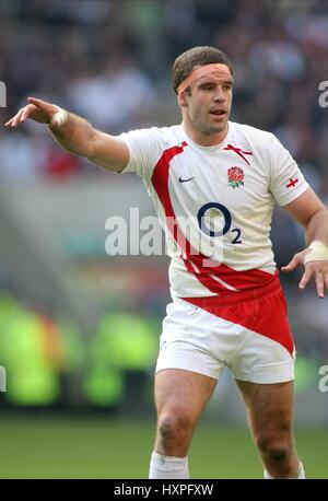 JOE WORSLEY ENGLAND & LONDON WASPS RU TWICKENHAM MIDDLESEX ENGLAND 21 March 2009 Stock Photo