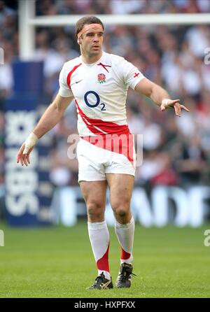 JOE WORSLEY ENGLAND & LONDON WASPS RU TWICKENHAM MIDDLESEX ENGLAND 21 March 2009 Stock Photo