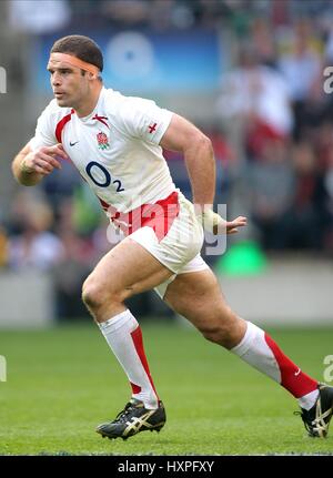 JOE WORSLEY ENGLAND & LONDON WASPS RU TWICKENHAM MIDDLESEX ENGLAND 21 March 2009 Stock Photo