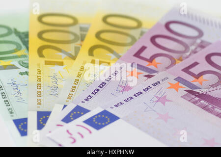 Euronotes, Euroscheine Stock Photo