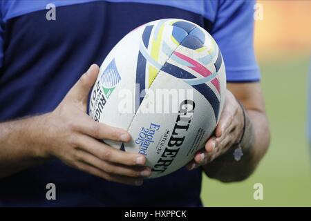 GILBERT RUGBY FOOTBALL RUGBY WORLD CUP 2015 RUGBY WORLD CUP 2015 TWICKENHAM LONDON ENGLAND 19 September 2015 Stock Photo