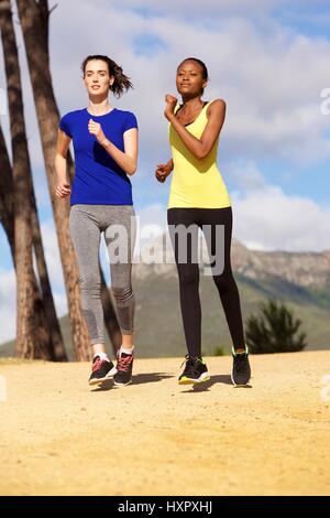 Full length of two fit women sitting on fitness balls with arms and one leg  raised, while exercising together during workout for muscular strength and  Stock Photo - Alamy