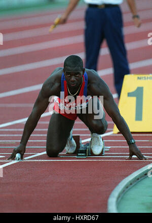 BEN JOHNSON 100 METRES CANADA 09 February 1992 Stock Photo