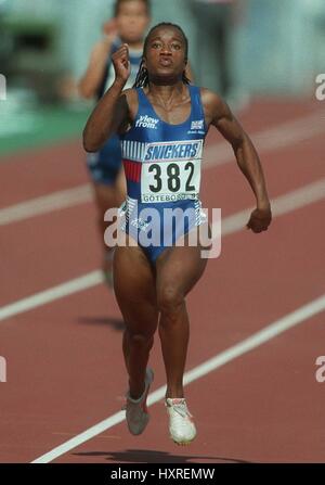 PAULA THOMAS 100 METRES 08 August 1995 Stock Photo - Alamy