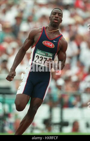 Michael Johnson 200 Metres Atlanta 1996. 01 August 1996 Stock Photo - Alamy