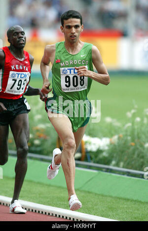 HICHAM EL GUERROUJI 5000 METRES STADE DE FRANCE ST DENIS PARIS FRANCE 28 August 2003 Stock Photo