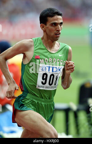 HICHAM EL GUERROUJI 5000 METRES STADE DE FRANCE ST DENIS PARIS FRANCE 28 August 2003 Stock Photo