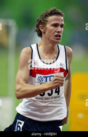 RICKY SOOS 800 METRES STADE DE FRANCE ST DENIS PARIS FRANCE 28 August 2003 Stock Photo