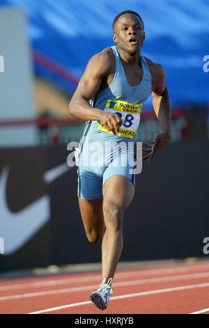 DANIEL CAINES 400 METRES GATESHEAD ENGLAND 13 July 2003 Stock Photo