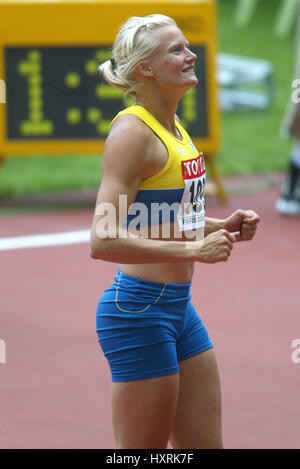 CAROLINA KLUFT HEPTATHLON STADE DE FRANCE ST DENIS PARIS FRANCE 23 August 2003 Stock Photo