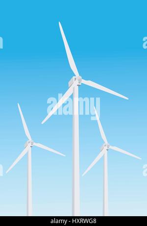 Windmill Vector Stock Vector