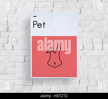 Adopt Animals Best Friends Rabbit Icon Stock Photo