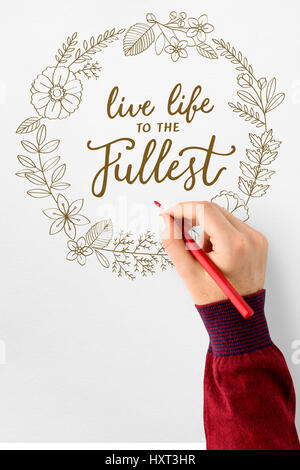 Fresh Start Living Your Life to the Fullest Stock Photo