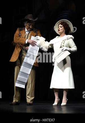 London, UK. 30th Mar, 2017. Pic shows: 42nd Street show at Theatre Royal Drury Lane Sheena Easton stars as Dorothy Brock Pic by Gavin Rodgers/Pixel 8000 Ltd Credit: Gavin Rodgers/Alamy Live News Stock Photo