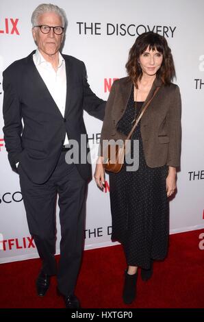 Ted Danson, Mary Steenburgen at arrivals for THE DISCOVERY Premiere on Netflix, Vista Theatre, Los Angeles, CA March 29, 2017. Photo By: Priscilla Grant/Everett Collection Stock Photo