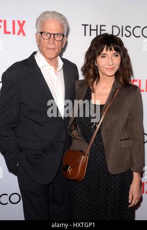 Ted Danson, Mary Steenburgen at arrivals for THE DISCOVERY Premiere on Netflix, Vista Theatre, Los Angeles, CA March 29, 2017. Photo By: Priscilla Grant/Everett Collection Stock Photo