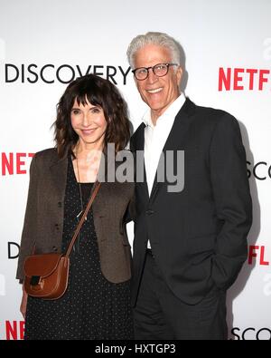 Mary Steenburgen, Ted Danson at arrivals for THE DISCOVERY Premiere on Netflix, Vista Theatre, Los Angeles, CA March 29, 2017. Photo By: Priscilla Grant/Everett Collection Stock Photo