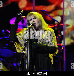 Charlottesville, Va, USA. 25th Mar, 2017. STEVIE NICKS performing at the John Paul Jones Arena as part of her 24 Karat Gold Tour Credit: Tina Fultz/ZUMA Wire/Alamy Live News Stock Photo