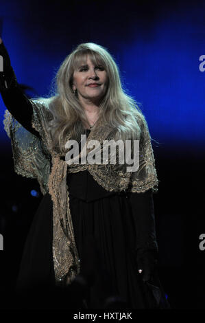 Charlottesville, Va, USA. 25th Mar, 2017. STEVIE NICKS performing at the John Paul Jones Arena as part of her 24 Karat Gold Tour Credit: Tina Fultz/ZUMA Wire/Alamy Live News Stock Photo