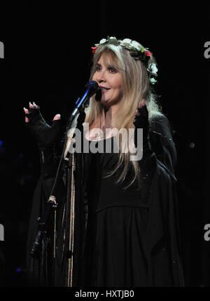 Charlottesville, Va, USA. 25th Mar, 2017. STEVIE NICKS performing at the John Paul Jones Arena as part of her 24 Karat Gold Tour Credit: Tina Fultz/ZUMA Wire/Alamy Live News Stock Photo