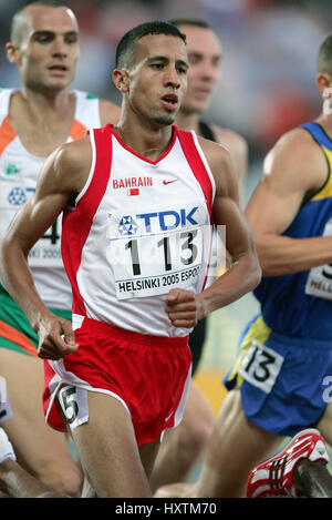 RASHID RAMZI 1500 METRES BAHRAIN OLYMPIC STADIUM HELSINKI FINLAND 06 August 2005 Stock Photo