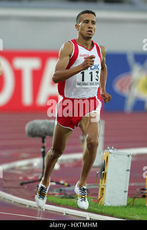 RASHID RAMZI 1500 METRES BAHRAIN OLYMPIC STADIUM HELSINKI FINLAND 08 August 2005 Stock Photo