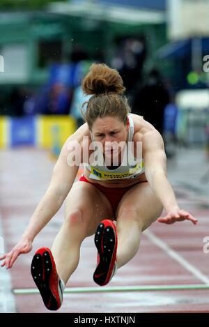 Gillian Cooke Long Jump Scotstoun Stadium Glasgow Scotland 03 June 2007 