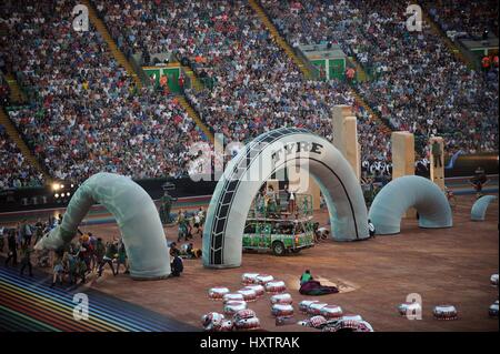 LOCH NESS MONSTER COMMONWEALTH GAMES OPENING COMMONWEALTH GAMES OPENING CER CELTIC PARK GLASGOW SCOTLAND 23 July 2014 Stock Photo