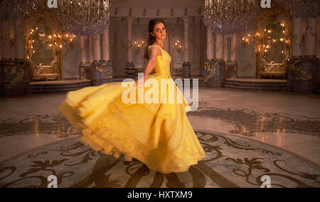 RELEASE DATE: March 17, 2017 TITLE: Beauty and the Beast STUDIO: Walt Disney Pictures DIRECTOR: Bill Condon PLOT: An adaptation of the fairy tale about a monstrous-looking prince and a young woman who fall in love. STARRING: EMMA WATSON as Belle. (Credit: © Walt Disney Pictures/Entertainment Pictures) Stock Photo